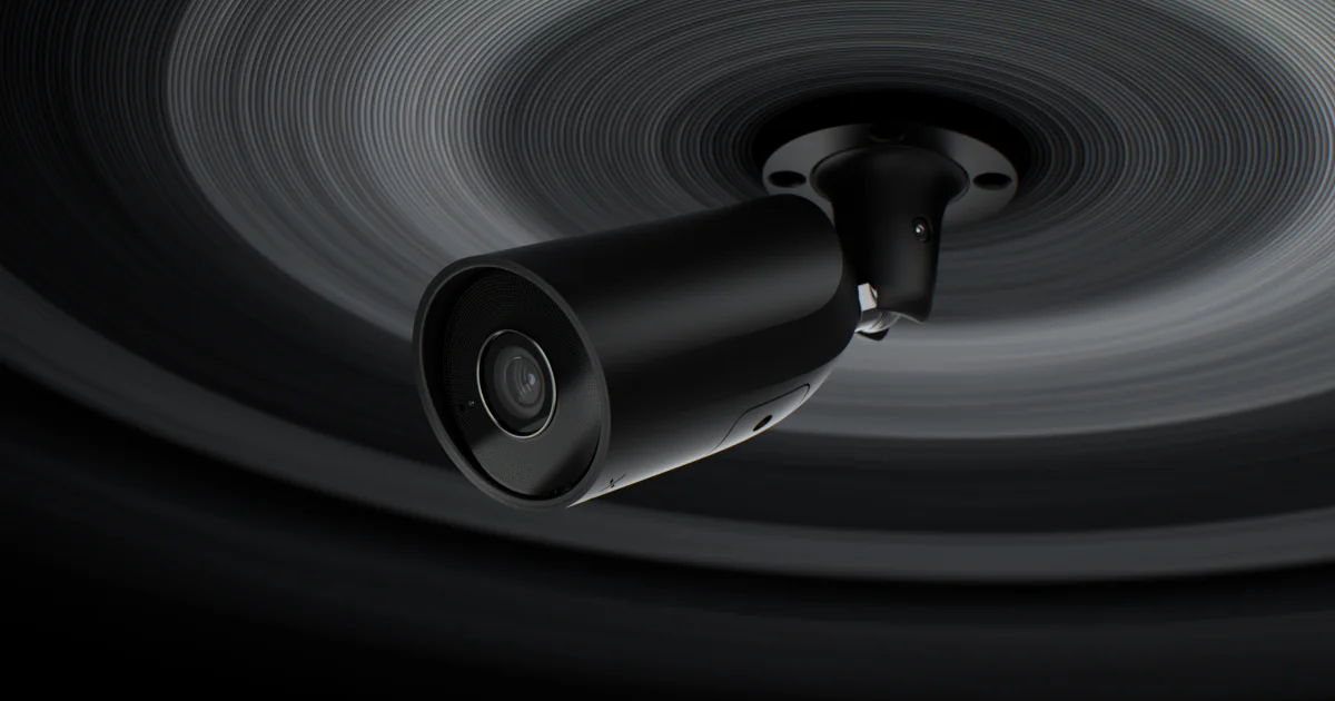 The Red Dot award-winning Ajax BulletCam security camera